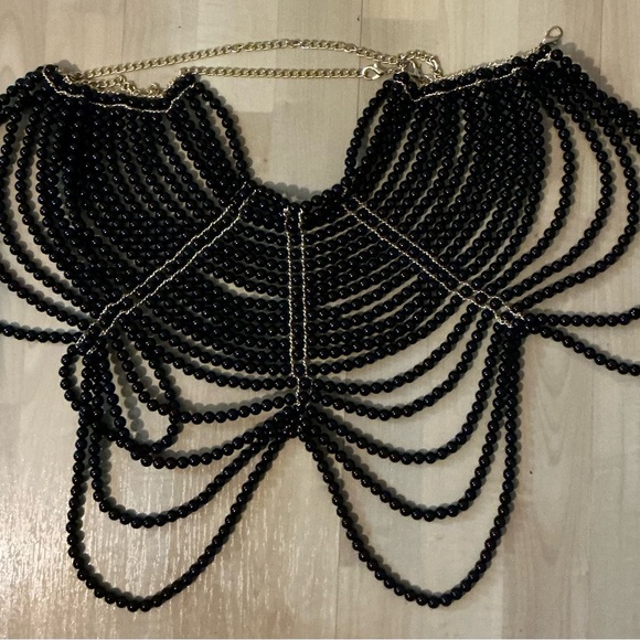 Pearl Body Chain Hand-woven Pearl Shawl Fashion  Body Jewelry By Bodily - Picture 10 of 15